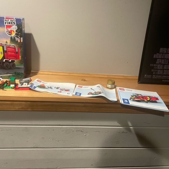 Lego Red and Gray Building Set Fire Rescue - Picture 3 of 4